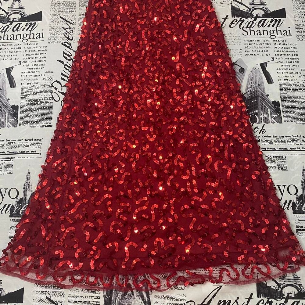 Betsey-johnson Women's Red Dress - Picture 4 of 8